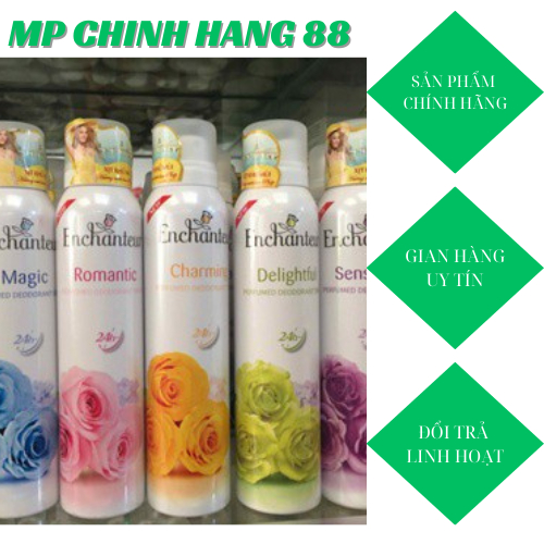 Enchanteur Xịt Khử Mùi Nữ Chai 150ml (đủ mùi)