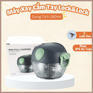 Máy xay cầm tay Lock Lock dung tích 180ml dùng cho bé độ tuổi tăng thô, Máy xay tỏi ớt cầm tay Lock Lock