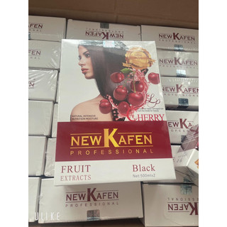 Màu Nhuộm Tóc Đen Nâu Thảo Dược New kafen 500mlx2 Không Dính Da Đầu Không Phai Đỏ Myphamtocspa