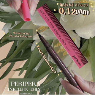  Kẻ mắt nước Peripera Ink Thin Brush Liner 