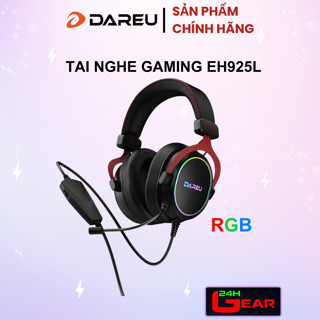  Tai nghe Gaming Dareu EH925L   LED RGB   giả lập 7.1   Kết nối: USB   Chính Hãng 
