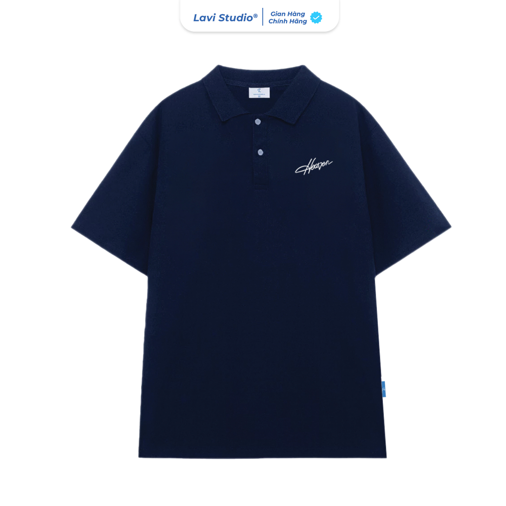 Áo Polo Lavi Studio Local Brand/ Heaven Full Cotton Oversize Nam Nữ