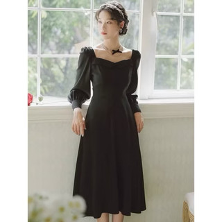 Đầm midi trắng form dài nẹp cổ, váy thu đông, váy du lịch xuongvnxk vnxk