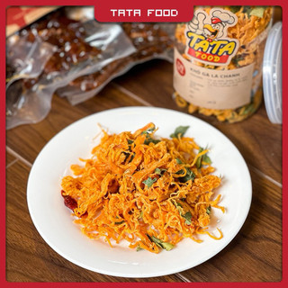  Khô gà lá chanh xé mềm cay 250g TATA Food đồ ăn vặt Hà Nội GLC250 