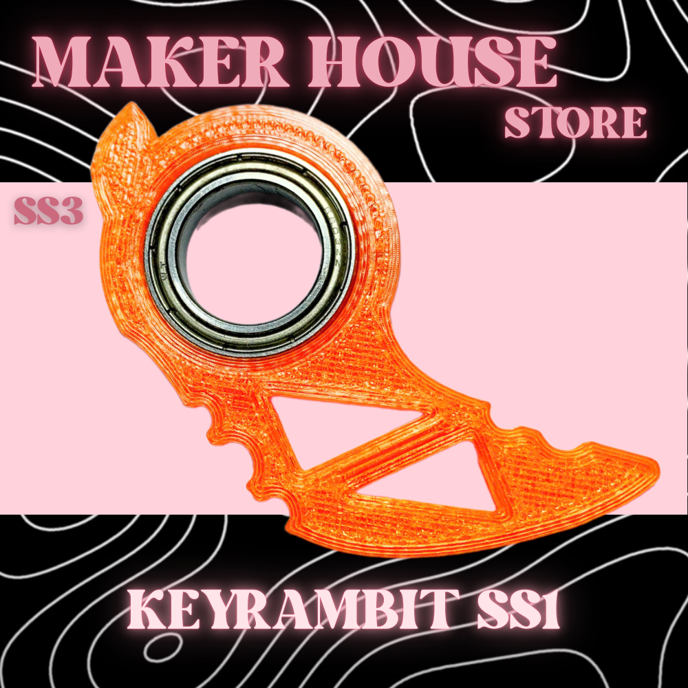 KEYRAMBIT - MÓC KHÓA XOAY - KARAMBIT - SS3 - SUNRISE VẢY RỒNG - PRO VERSION - VÒNG BI THÉP NHẬT