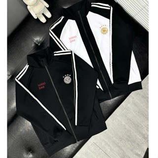 Áo khoác thể thao adi das đội tuyển đức phối màu, thêu 2 logo, 2 lớp vải dày dặn đứng form, Áo khoác mua đông nam nữ