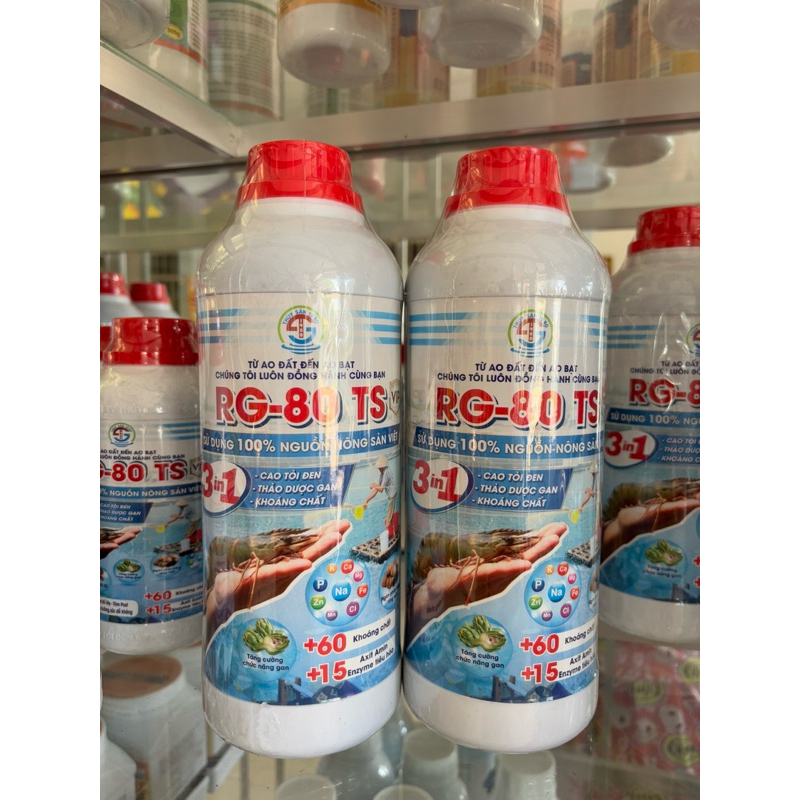 RG-80 TS VIP 3in1 cao tỏi đen, thảo dược gan, khoáng chất