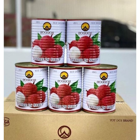 Vải Thái Lan Boddod - Lon 565g