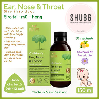 [SHU86] Harker herbals Children’s Ear , Nose , Throat của New Zealand - Siro tai mũi họng cho bé