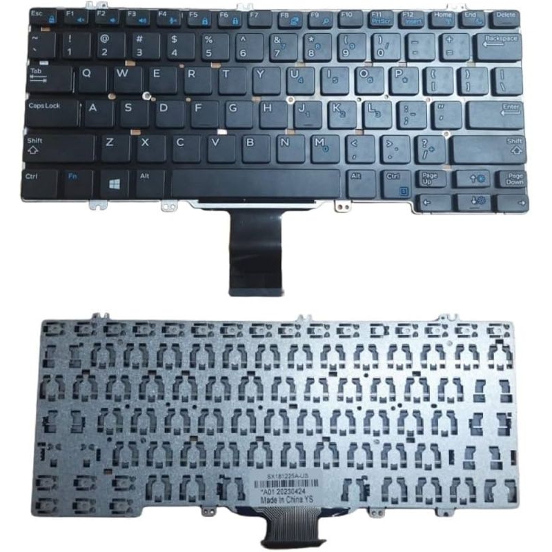 Bàn phím laptop Dell Latitude E5300  E7280  E7290  E5280  E5290   Keyboard laptop Dell Latitude 5300