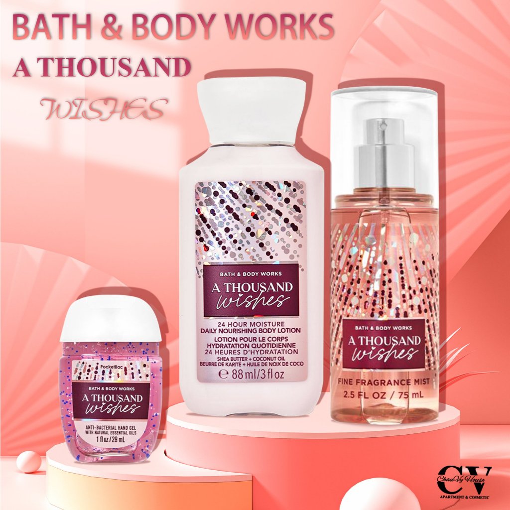 Set 3 Món Bdy Mist A Thousand Wishes