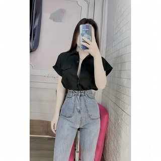 ÁO SƠMI TAY NGẮN 2 TÚI