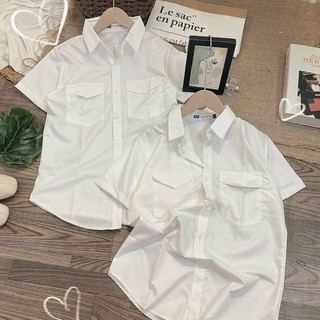 ÁO SƠMI TAY NGẮN 2 TÚI
