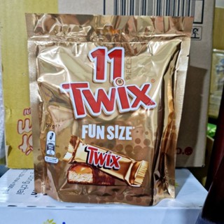  Thanh Bánh Quy Twix  Phủ Socola Sữa và Caramen gói 159g 