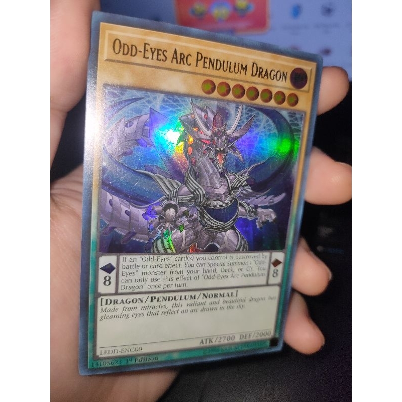 Thẻ Bài Yugioh - Odd-eyes Arc Pendulum Dragon Ultra Rare 1st Edition LEDD-ENC00