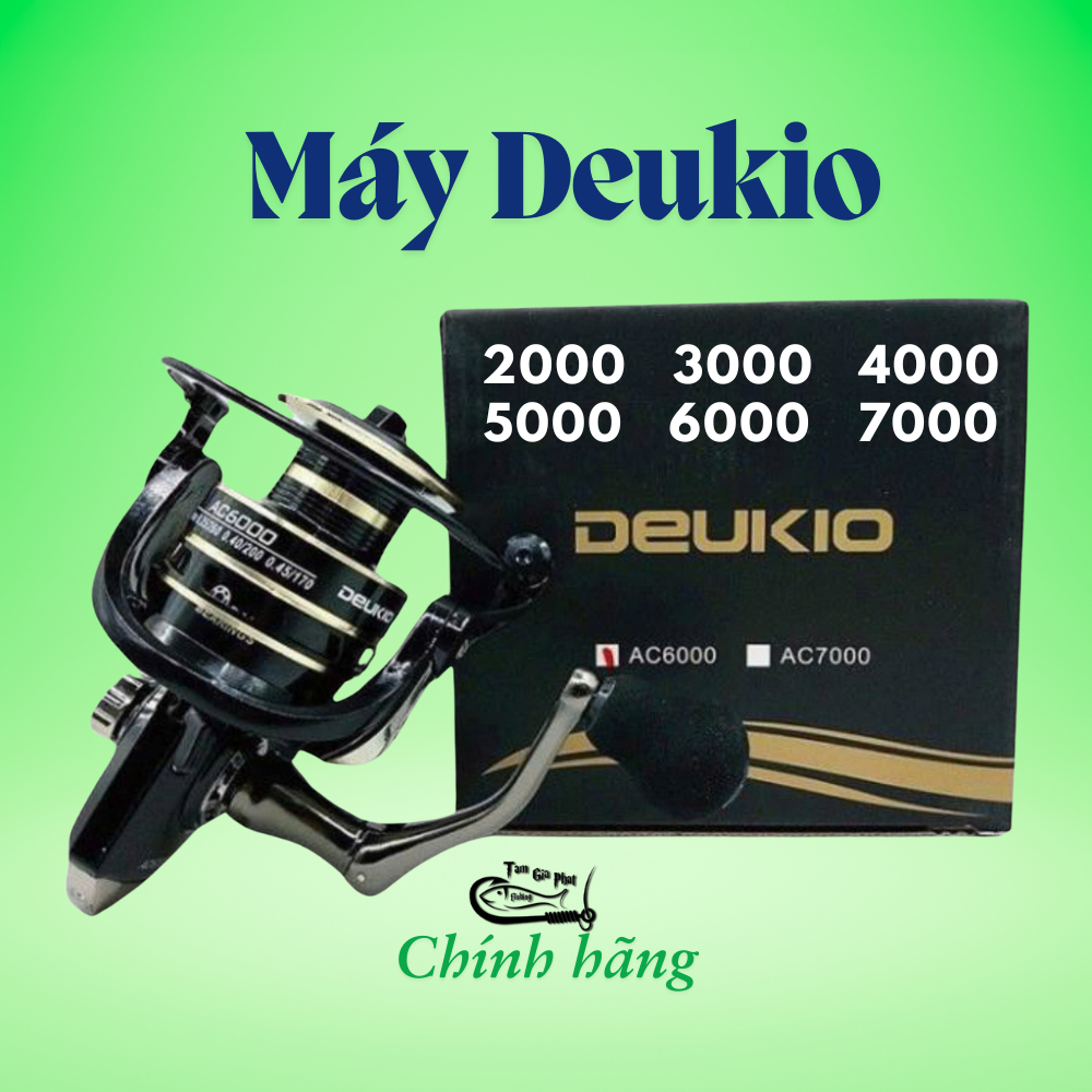 [Chính Hãng] Máy Câu Cá Deukio AC, Máy AC, Máy Câu Cao Cấp 2000-7000