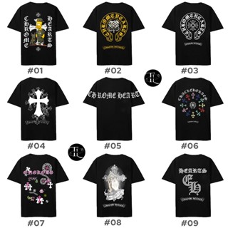 Tổng Hợp Áo Thun Chrome Nhiều Mẫu Hot Trend - Áo Thun Nam Nữ Unisex, Vải Cotton Dày Mịn THE.LAZ