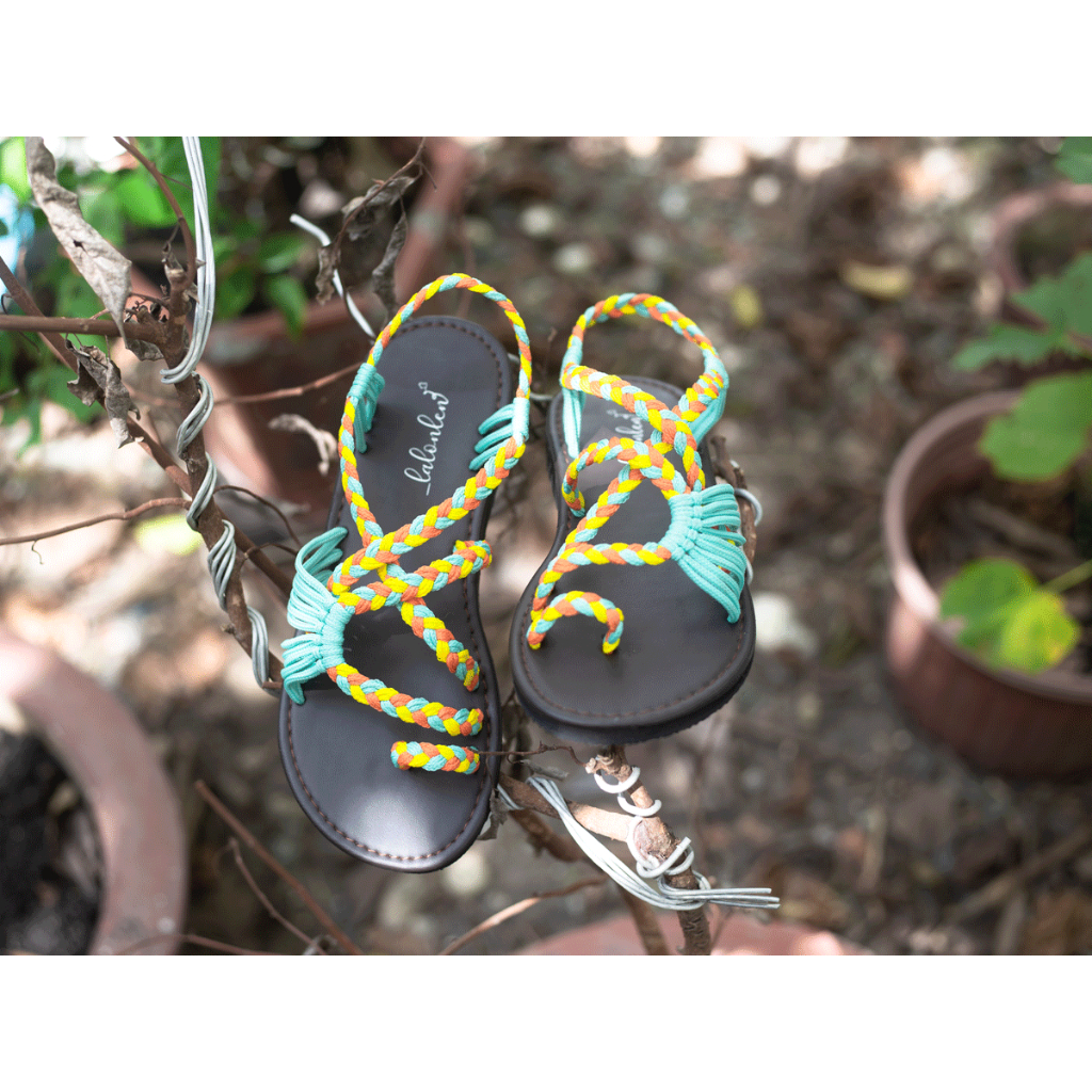 Giày Sandal nữ boho đi biển dạo phố