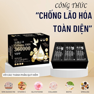 Collagen VIP NMN 360000 chống lão hoá, mờ nám tàn nhan, dưỡng sáng da , trẻ hoá cơ thể
