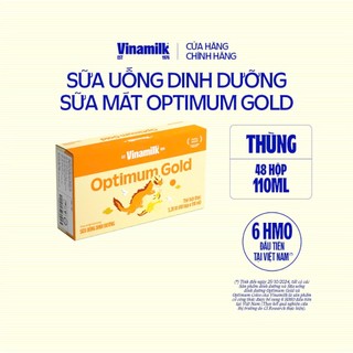 (HSD T11-2026) Thùng 48 Hộp Sữa Bột Pha Sẵn Vinamilk OPTIMUM GOLD 110ml.