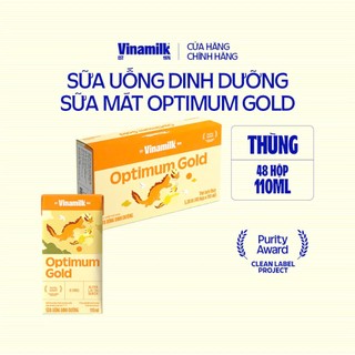(HSD T11-2026) Thùng 48 Hộp Sữa Bột Pha Sẵn Vinamilk OPTIMUM GOLD 110ml.