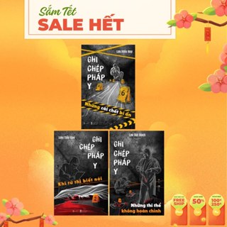 Sách - Combo 3 Tập Ghi Chép Pháp Y