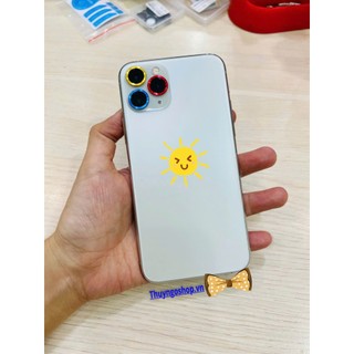 Viền nhôm camera siêu mỏng (ở giữa rỗng) iphone 11 Pro Max - iphone 11 Pro
