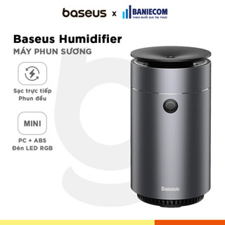 Máy phun sương tạo ẩm, xông tinh dầu mini dùng cho xe hơi Baseus Time Aromatherapy Humidifier 75ml