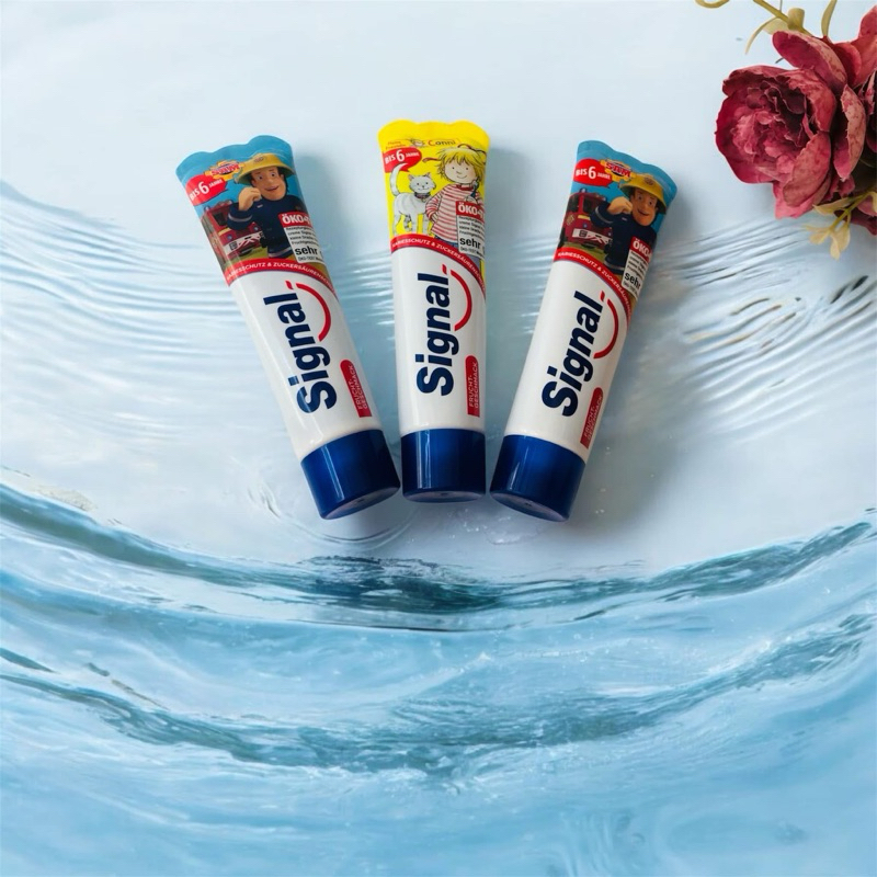 Hàng Đức Kem đánh răng Signal nuốt được cho bé từ 0-6 tuổi