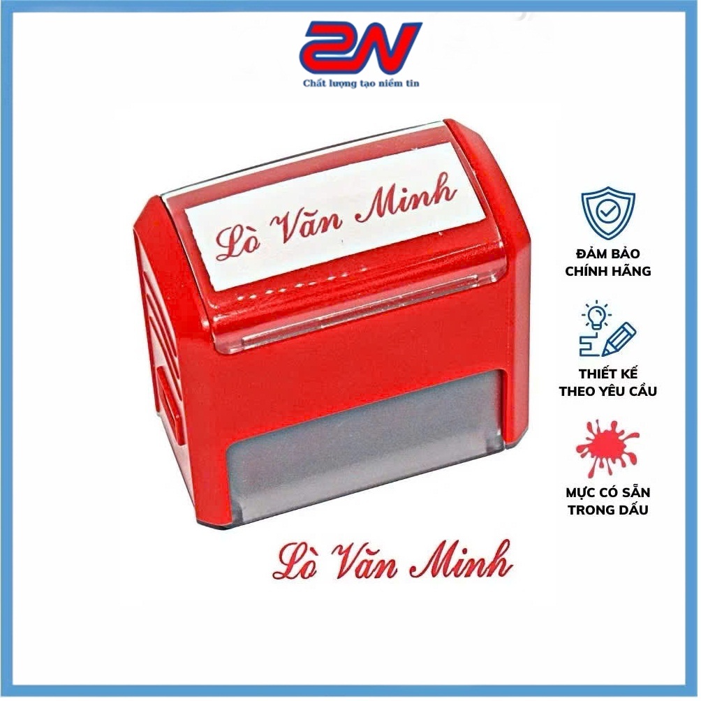 Con Dấu Khắc Dấu Tên Con Dấu 1 Dòng Theo Yêu Cầu