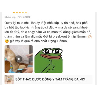 Bột Ủ Trắng Thảo Dược Tắm Dưỡng Body & Face （LINK MỚI)