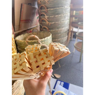 tấm tre đan trang trí decor