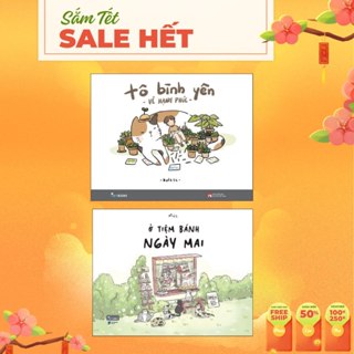 Sách Tô Màu - Tô Bình Yên + Ở Tiệm Bánh Ngày Mai