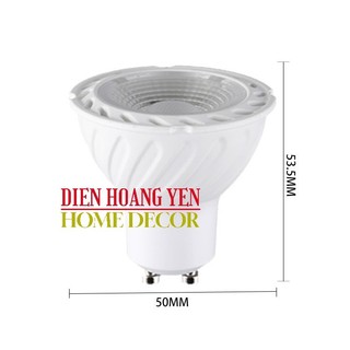 Đèn led chén cob 5w chân gài GU10 cao cấp