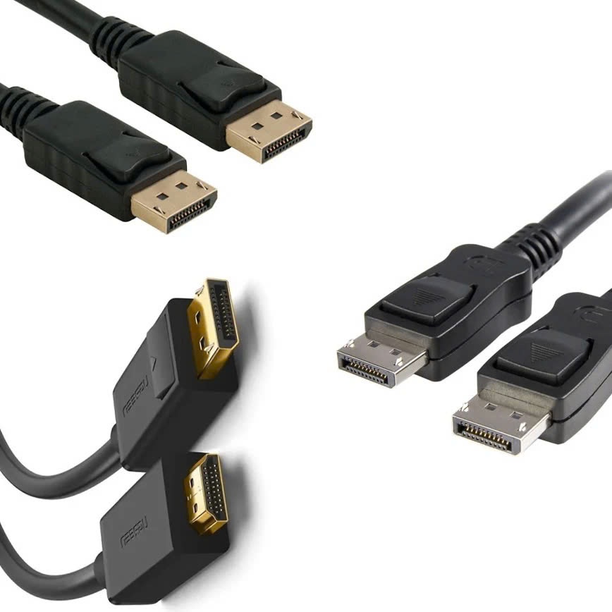 Cáp dislayport sang dislayport dài 1.5m màu đen mẫu ngẫu nhiên