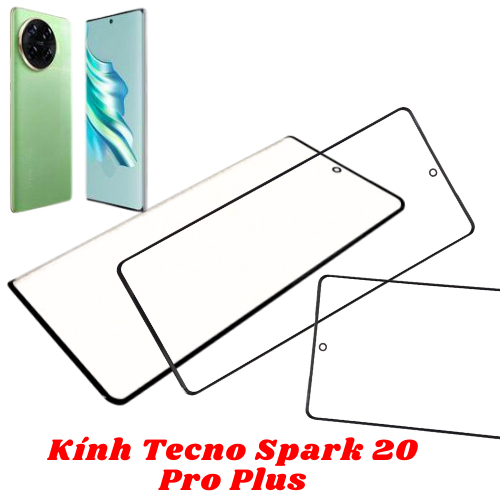 Kính ép trên màn hình dành cho Tecno Spark 20 Pro Plus , kính ép dành cho Tecno spark 20 pro plus