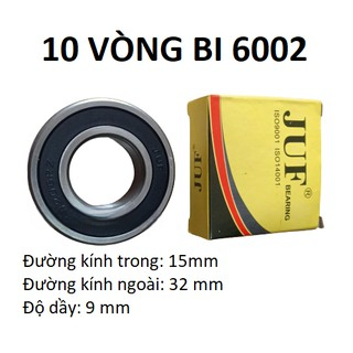 10 vòng bi 6002 JUF chất lượng cao