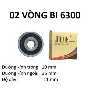 02 vòng bi 6300 JUF chất lượng cao