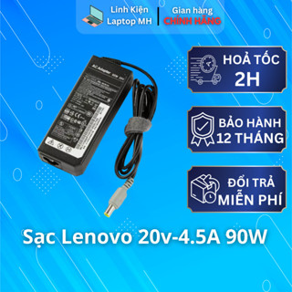 Sạc Laptop Lenovo 20v-4.5A 90W Chân Kim to cho ThinkPad T410 T420 T430 T510 T530 Hàng Zin Mới 100%