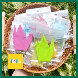 Hạc Giấy Origami Gấp Sẵn Nhiều Màu – Trang Trí Phòng, Lọ Sao, Quà Tặng