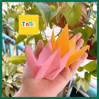 Hạc Giấy Origami Gấp Sẵn Nhiều Màu – Trang Trí Phòng, Lọ Sao, Quà Tặng