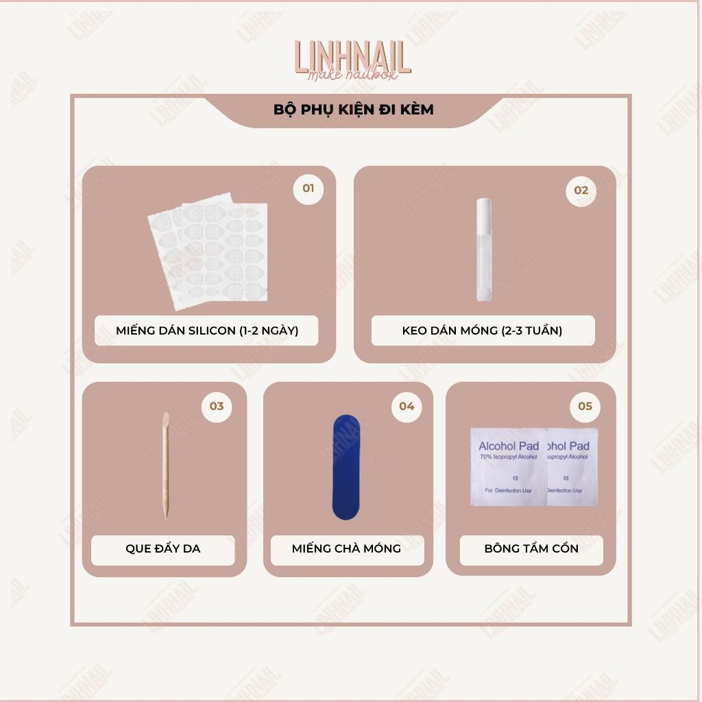 L065 Nail box thiết kế mắt mèo bạc đính nơ | BigBuy360 - bigbuy360.vn