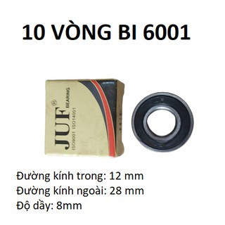 02 Vòng bi 6001 JUF chất lượng cao
