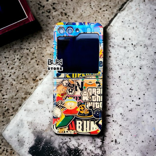 Ốp Lưng Họa Tiết Graffiti Samsung Galaxy Z FLIP 6 / Z FLIP 5 / Z FLIP 4 / Z FLIP 3 - BUM STORE GALAXY CASE
