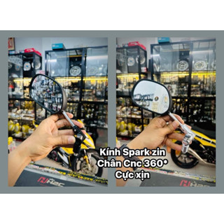 Kính Spark zin + chân xoay 360* Cnc cực xịn !