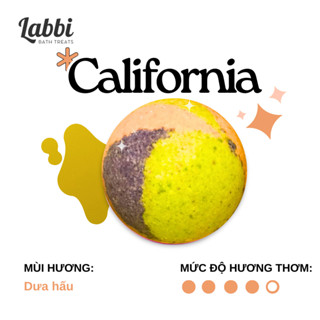 CALIFORNIA [Labbi] Bath bomb / Viên sủi bồn tắm / Bom tắm