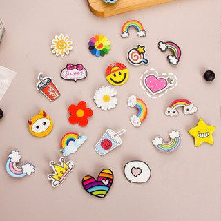 Ghim Cài Balo CẦU VỒNG, Ghim Cài Quần Áo, Huy Hiệu Cài Balo Anime Cute, Ghim Pin Cài Cặp đồ 1k free ship