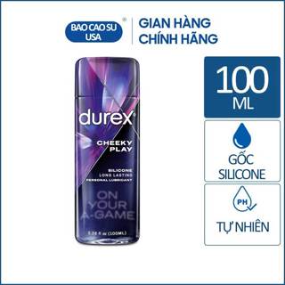  Gel bôi trơn Durex Cheeky Play bôi trơn âm đạo hậu môn gốc Silicone 100ml - Nhập Mỹ 