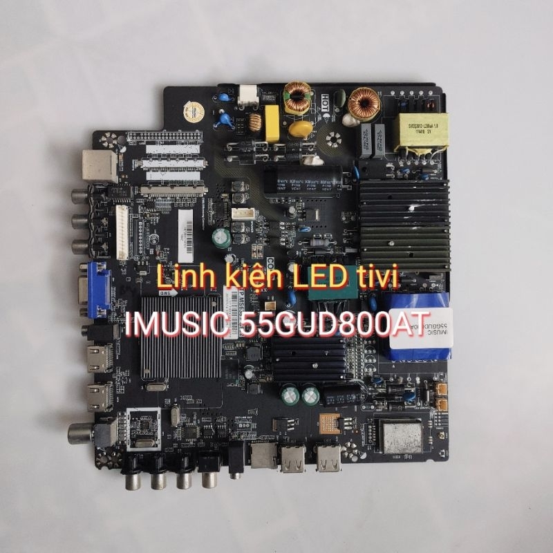 Bo mạch khiển liền nguồn tivi IMUSIC 55GUD800AT