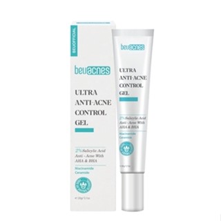  Kem giảm mụn nhanh 24h BEUACNES PLUS mụn trứng cá chiết xuất rau má 